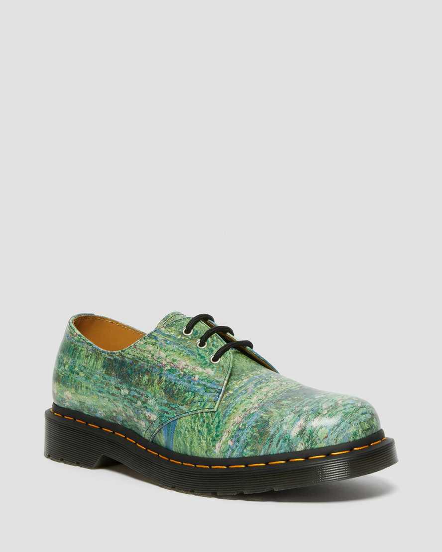 Zapatos Oxford Dr Martens 1461 The National Gallery Monet Mujer Verde España | 43195-BCXM
