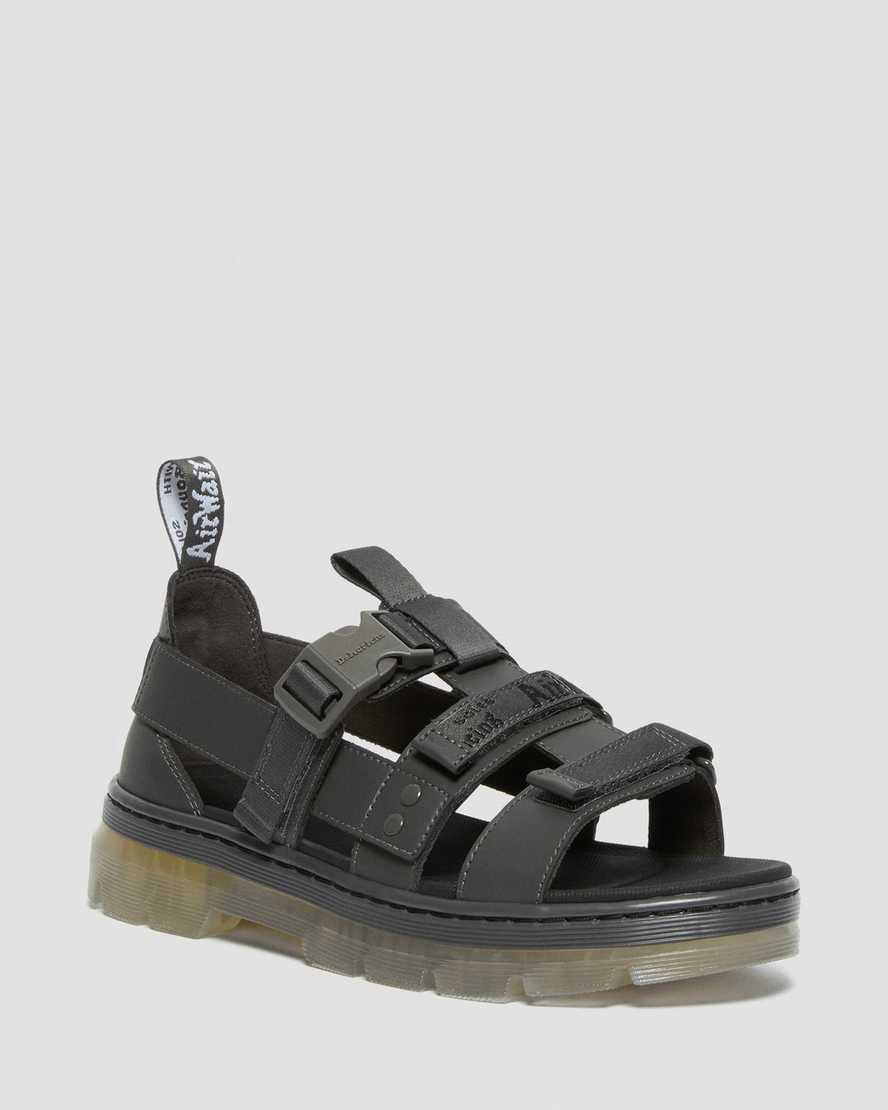 Sandalias Dr Martens Pearson Iced Casual Hombre Gris España | 53824-YFTW