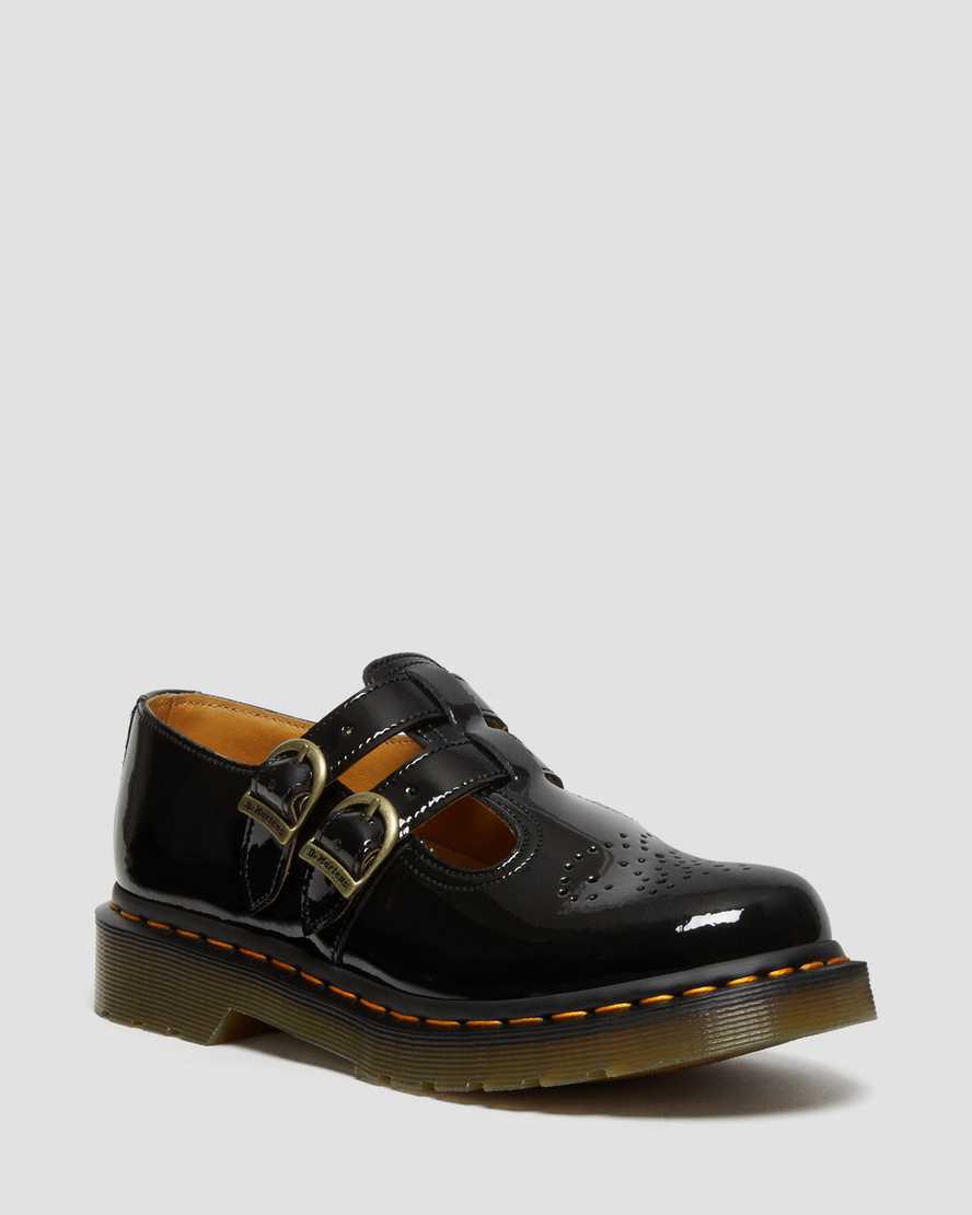 Zapatos Mary Jane Dr Martens 8065 Patent Leather Mujer Negras España | 78952-CTFZ