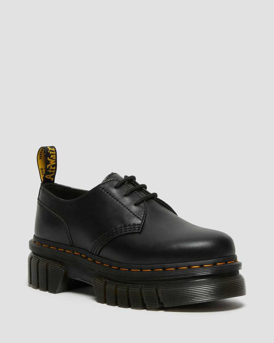 Zapatos Plataforma Dr Martens Audrick Nappa Leather Mujer Negras España | 13829-JVPW